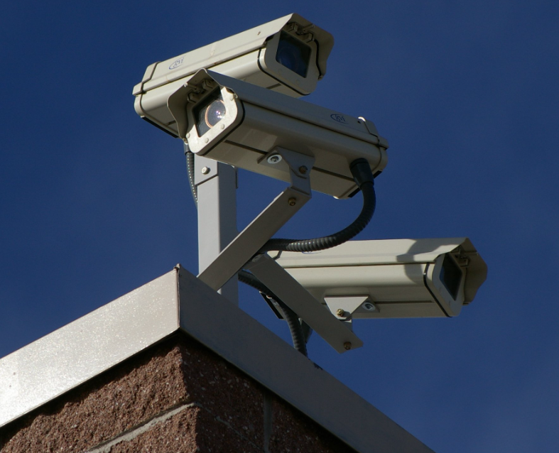 Security camera installation